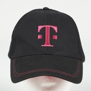 T-Mobile Tuesdays Embroidered Logo Jersey H&L Ball Cap Hat Black Pink